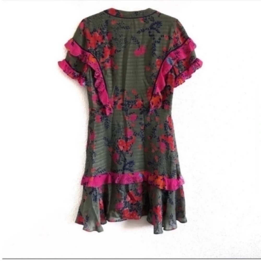 Tanya Taylor Falling Floral Rhett Mini Dress - Picture 5 of 10